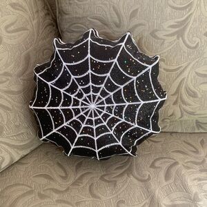 Handmade Spider Web Decorative Throw Pillow